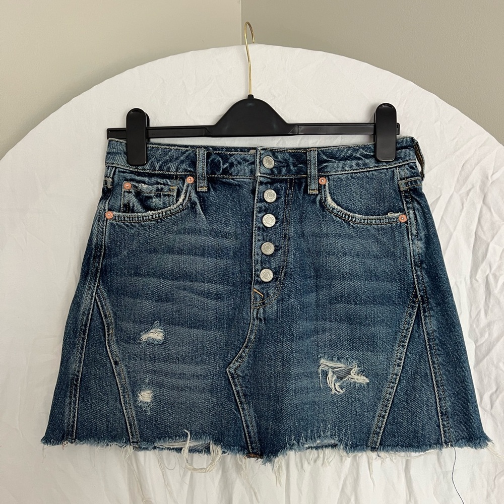 Free People Denim Skirt